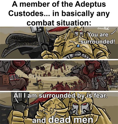 "We have you surrounded, at least from this side!" : r/Grimdank