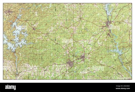 Opelika, Alabama, map 1981, 1:100000, United States of America by Timeless Maps, data U.S ...