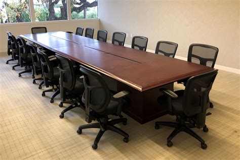 New 16 Ft Conference Room Tables With Chairs