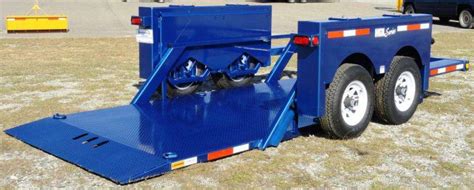 Hydraulic drop deck trailer 10,000lb rental: New Berlin & Delafield