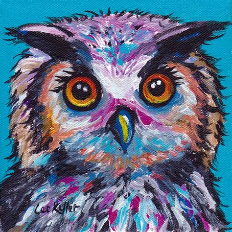 Colorful Owl art print Owl art print colorful owl prints