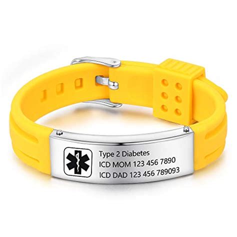 Personalized Silicone Adjustable Medical Alert B in Pakistan | WellShop.pk