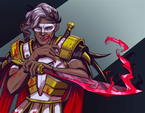 Ares Fan Art Coloured : r/HadesTheGame