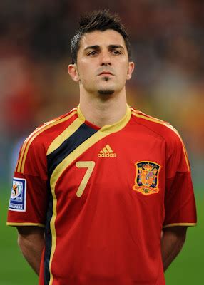 sport life: David Villa World Cup 2010 Football Photo