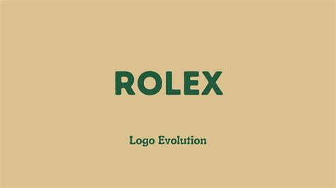 Logo History - Rolex Logo Evolution - YouTube