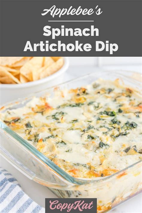 Applebee's Spinach Artichoke Dip - CopyKat Recipes