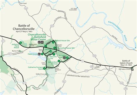 Battle Of Chancellorsville Map