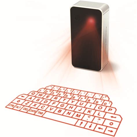 Virtual Laser Projection Wireless Bluetooth Keyboard Mini Mouse and Speaker for PC Tablet Laptop ...