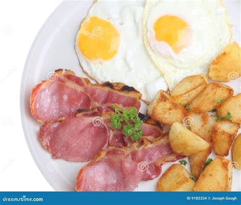 Bacon, Eggs And Fried Potatoes Stock Images - Image: 9182334