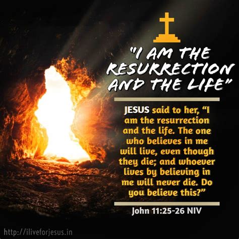 The Resurrection and the Life - I Live For JESUS