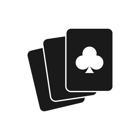 poker card logo 11843195 Vector Art at Vecteezy