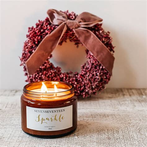 Sparkle - Winter Spice 180ml Candle by SevenSeventeen