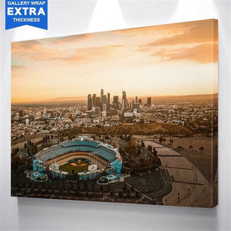 Amazing Los Angeles Skyline Canvas - Zapwalls