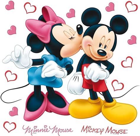 AG Design DKs 1085 Disney Micky Maus, Wand Sticker, Papier, Mehrfarbig, 30 x 30 cm: Amazon.de ...