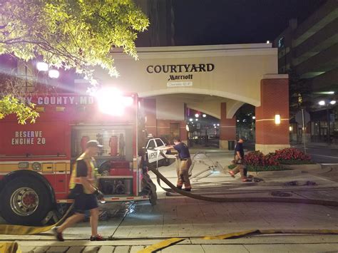 Gaithersburg Marriott Courtyard hotel evacuates after gas leak | wusa9.com