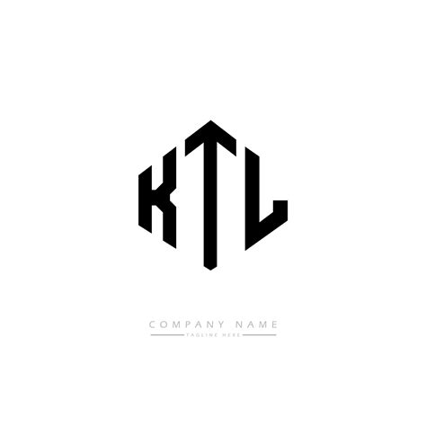 KTL letter logo design with polygon shape. KTL polygon and cube shape logo design. KTL hexagon ...