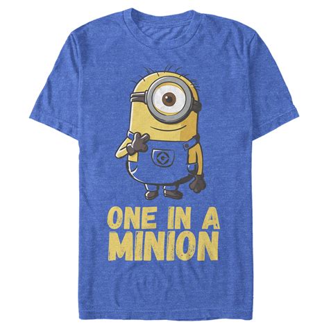 Despicable Me - Men's Despicable Me Minions One In A Minion T-Shirt - Walmart.com - Walmart.com