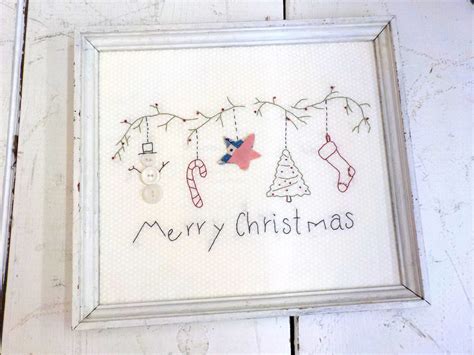 Merry Christmas embroidery kit...designed by Tracy Souza of Plumcute ...