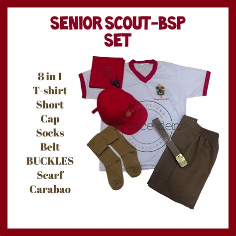 NEW COD 8in1 SENIOR SCOUT UNIFORM SET BSP | Lazada PH