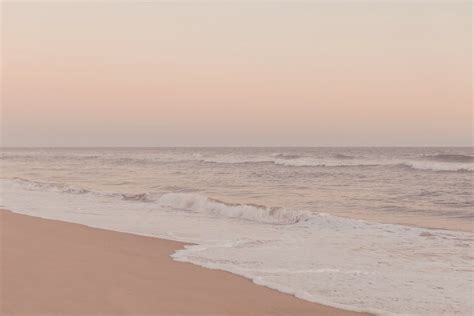 🔥 Download Pink Beach Minimalist Desktop Wallpaper Aesthetic by @leewheeler | Beige Beach ...