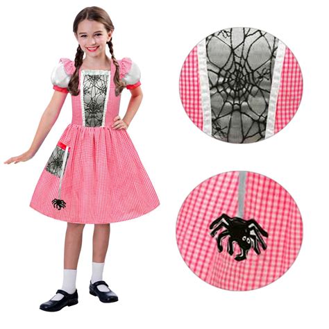 Déguisements filles Filles Little Miss Muffet Costume Kids World Livre Semaine Jour Spider Web ...