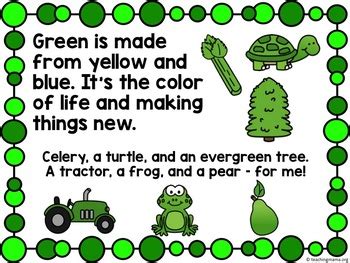 Color Rhymes by Teaching Mama Blog | Teachers Pay Teachers