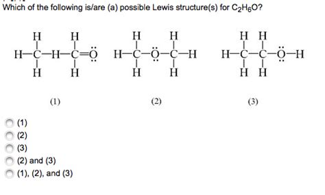 C2h6o Lewis Structure