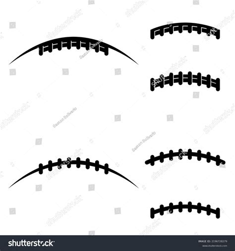 Football Laces Silhouette: Over 2,553 Royalty-Free Licensable Stock ...