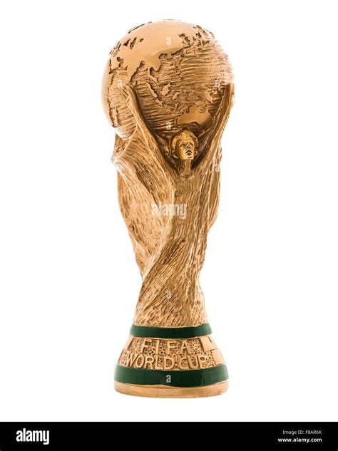 FIFA World Cup Trophy on a white Background, "FIFA World Cup Trophy ...