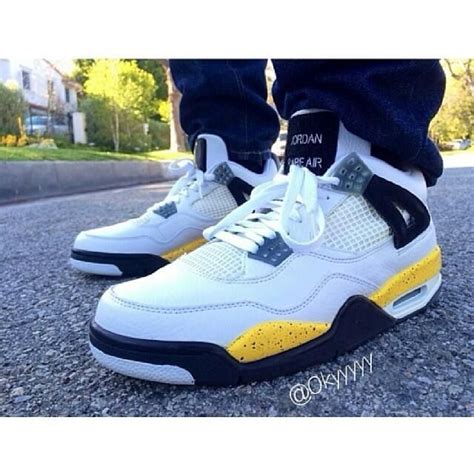 Air Jordan 4 Tour Yellow | Sneaker head, Air jordans, Sport shoes