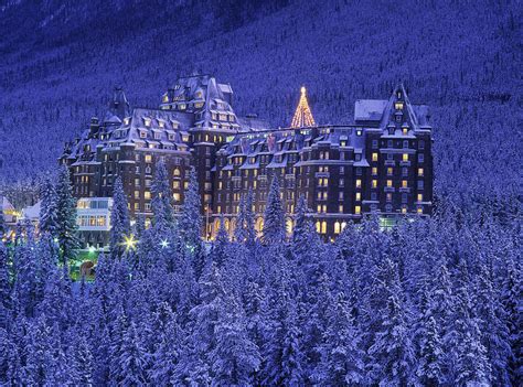 Banff Springs Hotel Winter