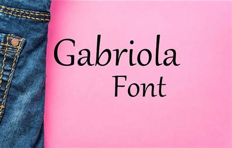 Gabriola Font Free Download | Fonty Fonts