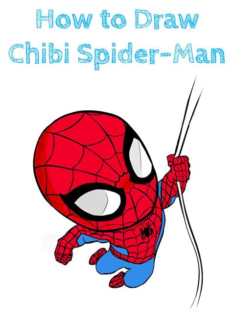 Spiderman Chibi Drawing