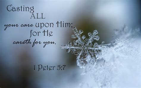 1. Peter 5:7 - Free Nature & Bible Desktop Background / Wallpaper