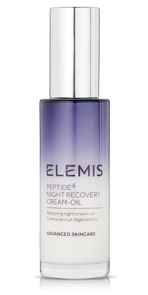 Elemis Peptide4 Night Recovery Cream-Oil | Skin Care | BeautyAlmanac