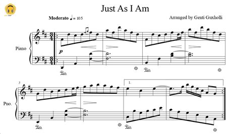 Just As I Am (Piano Solo/Sheets) - YouTube