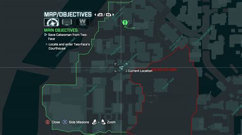 Map objectives - Batman: Arkham City | Interface In Game