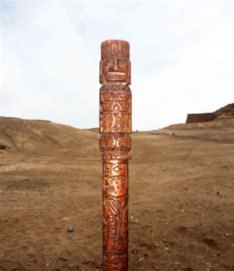 Pachacamac idol. Pachacamac, Lima, Perú. Photo: Erik Trigoso