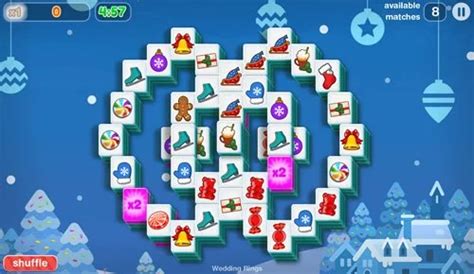 Mahjongg Candy Cane - Play online for free