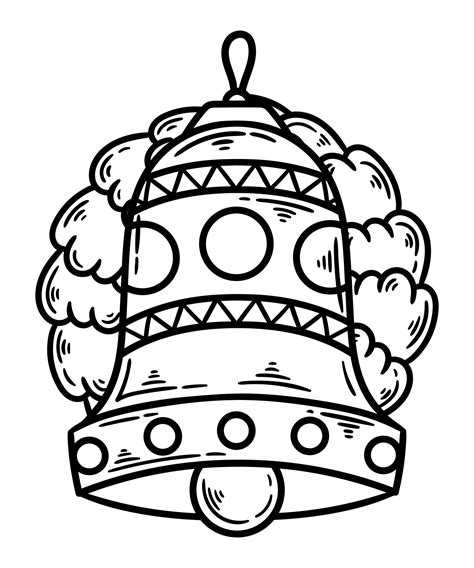 Christmas Sleigh Bells Coloring Pages