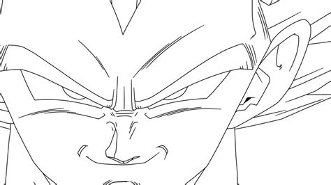 Vegeta .:Lineart22:. Color by PrinzVegeta on DeviantArt