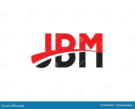 JBM Letter Initial Logo Design Vector Illustration Stock Vector - Illustration of logo, abstract ...