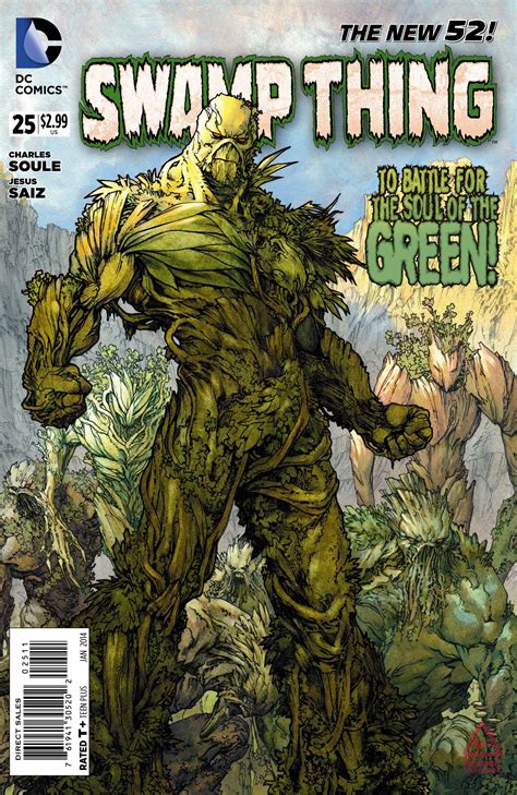 Swamp Thing n°25. Art & cover by Jesús Saíz. | Dc comics, Dc comics art, Comics