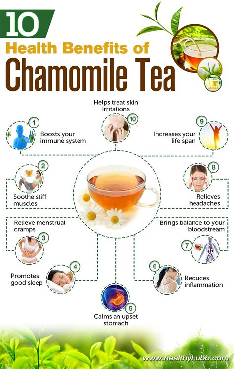 10 Health Benefits of Drinking Chamomile Tea. #healthy #food #nutrition #wellness #tea #anti ...