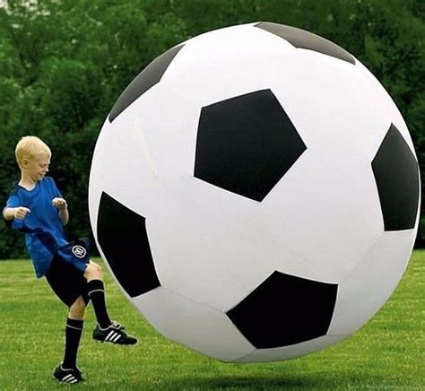 Giant Inflatable Soccer Ball Gigantic 6 Foot Tall Soccer Ball Super Fun Durable #BigMouthInc ...