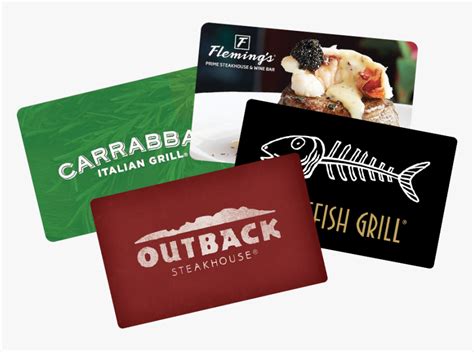 Outback Steakhouse Gift Card, HD Png Download - kindpng