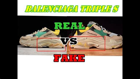 Real VS Fake Balenciaga Triple S Unboxing Review Legit Check - YouTube