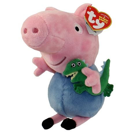 TY Beanie Baby - GEORGE PIG (U.S. Version Peppa Pig - 6 inch) (Mint ...