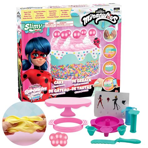 Miraculous Ladybug - Sprinkles n' Slimy Birthday Cake Creations - Slime Kit for Girls and Boys ...