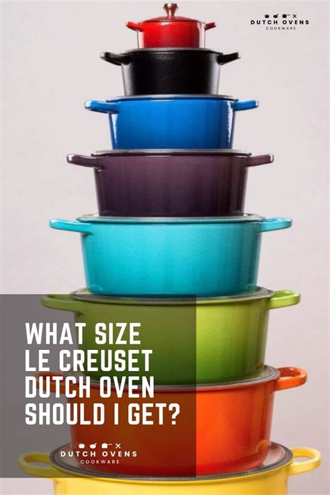 What size Le Creuset | Le creuset dutch oven, Le creuset cookware, Enamel dutch oven